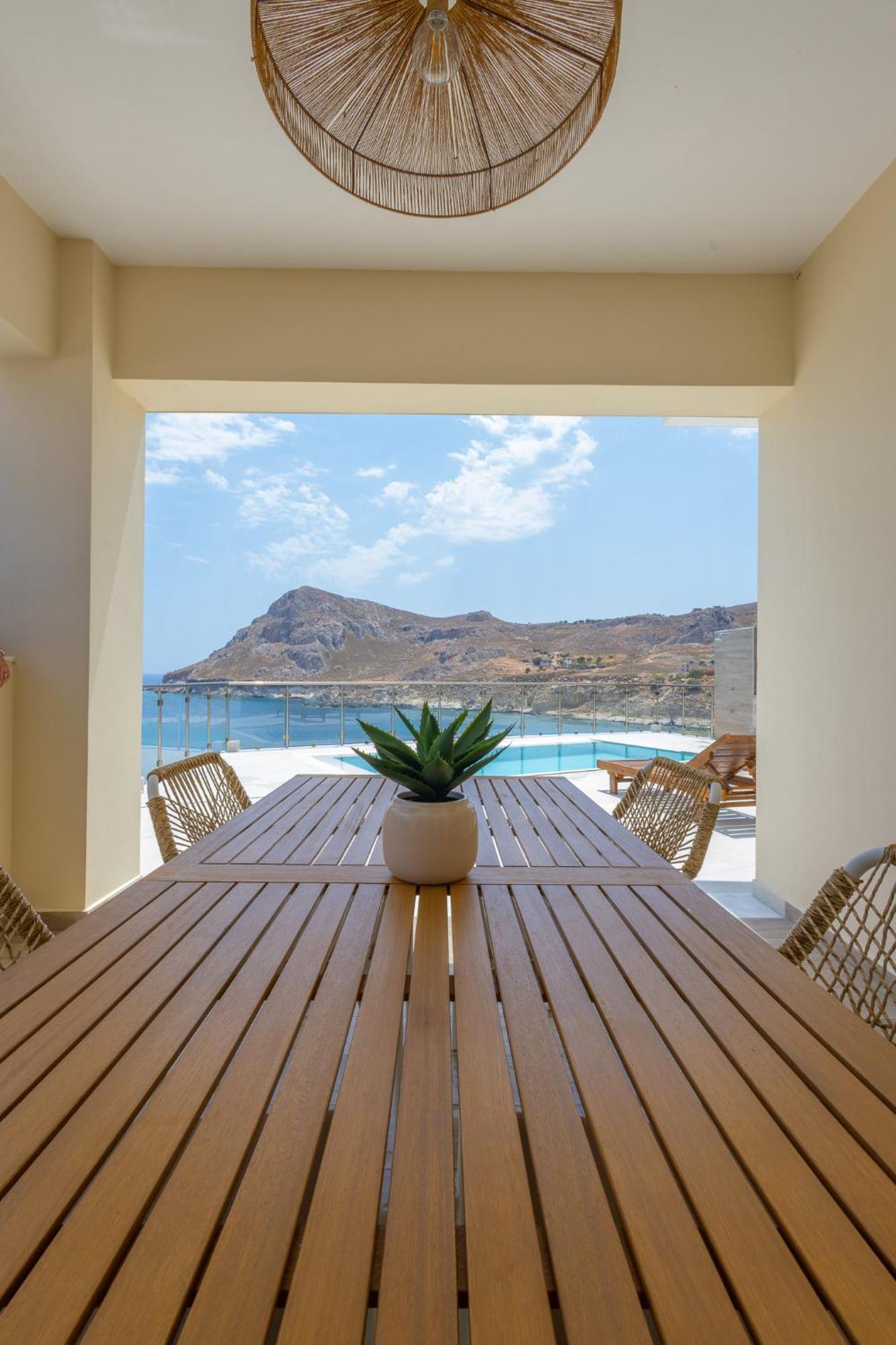 Villa Pava-Sea View Brand New 2024 Villa Archangelos  Eksteriør bilde