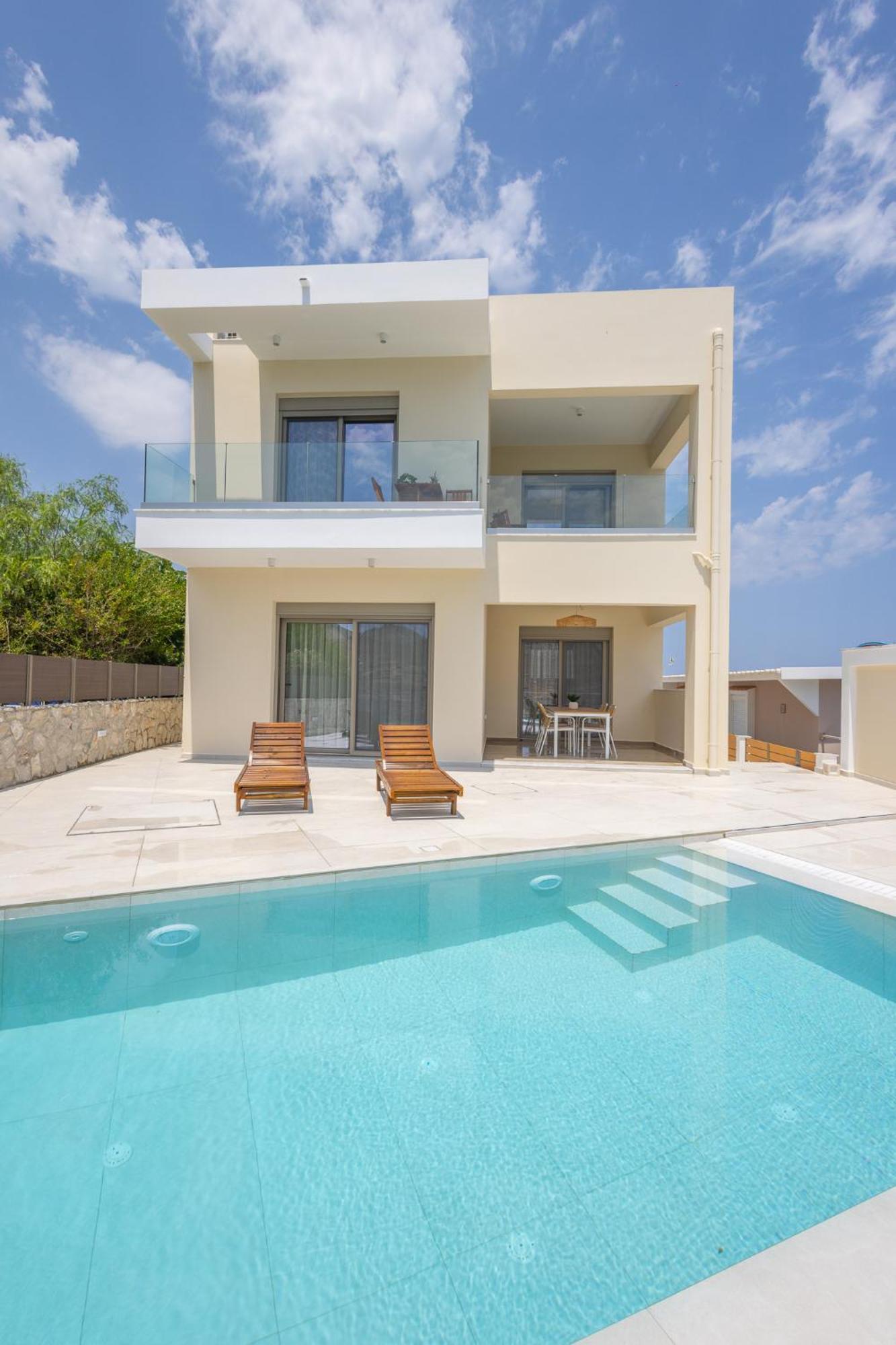 Villa Pava-Sea View Brand New 2024 Villa Archangelos  Eksteriør bilde