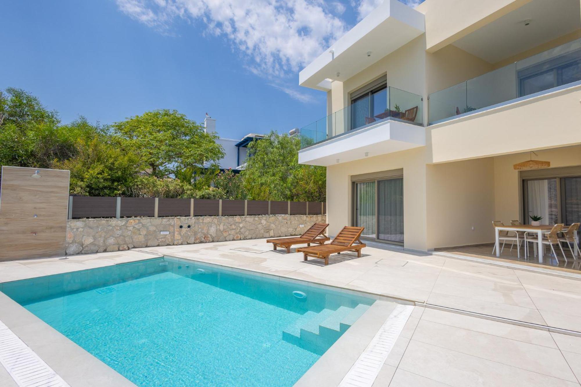 Villa Pava-Sea View Brand New 2024 Villa Archangelos  Eksteriør bilde