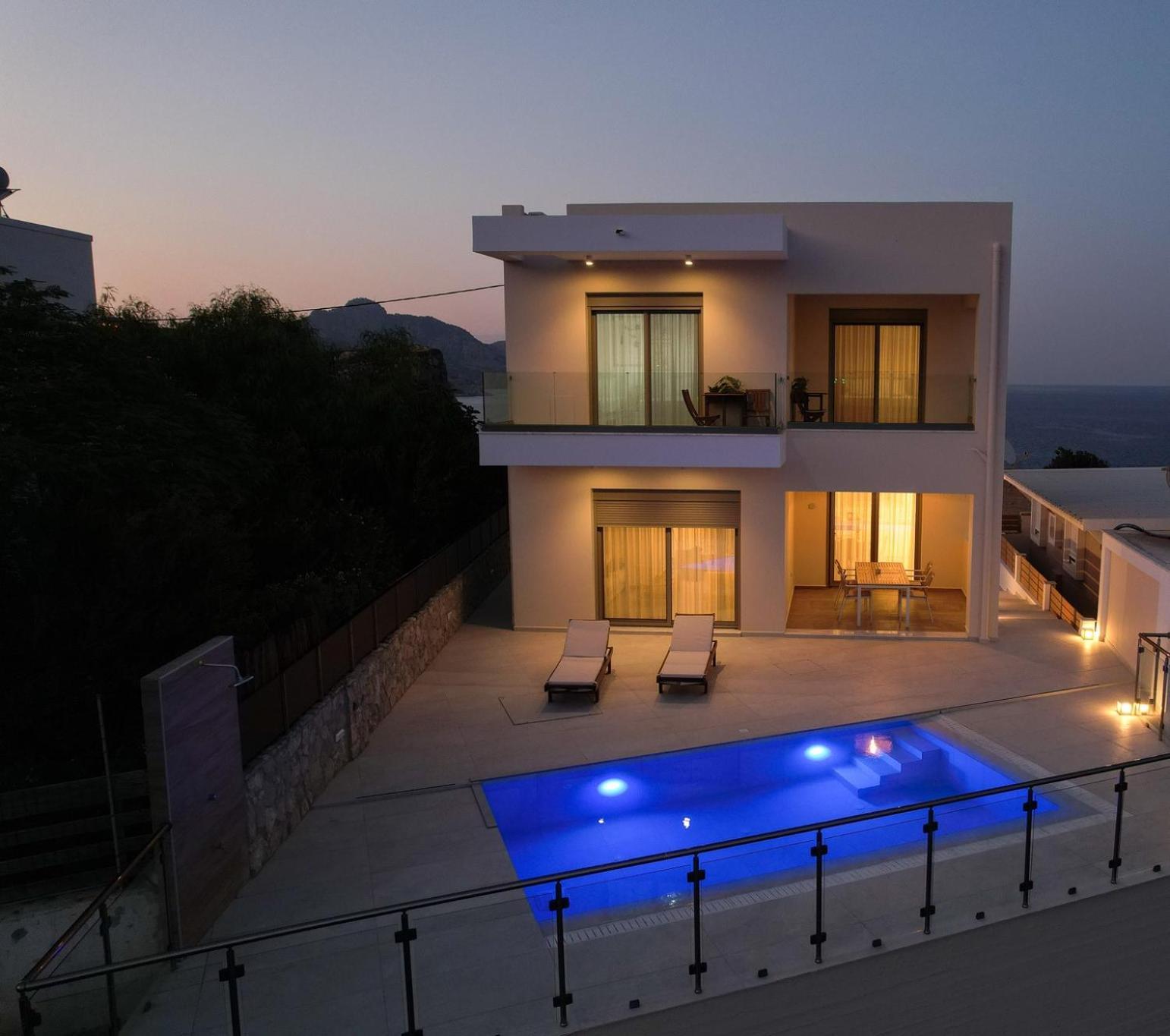 Villa Pava-Sea View Brand New 2024 Villa Archangelos  Eksteriør bilde